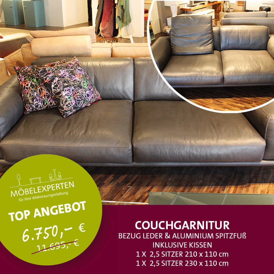 Couchgarnitur Ausstellungsstück