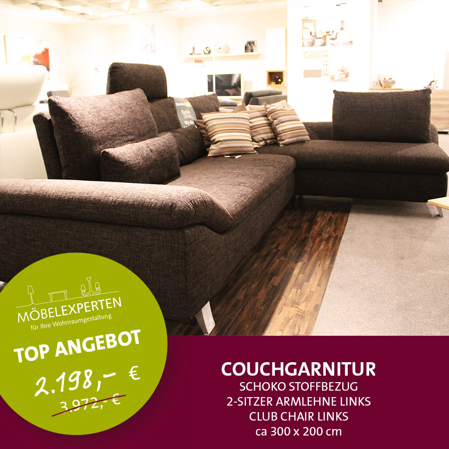 Couchgarnitur Ausstellungsstück