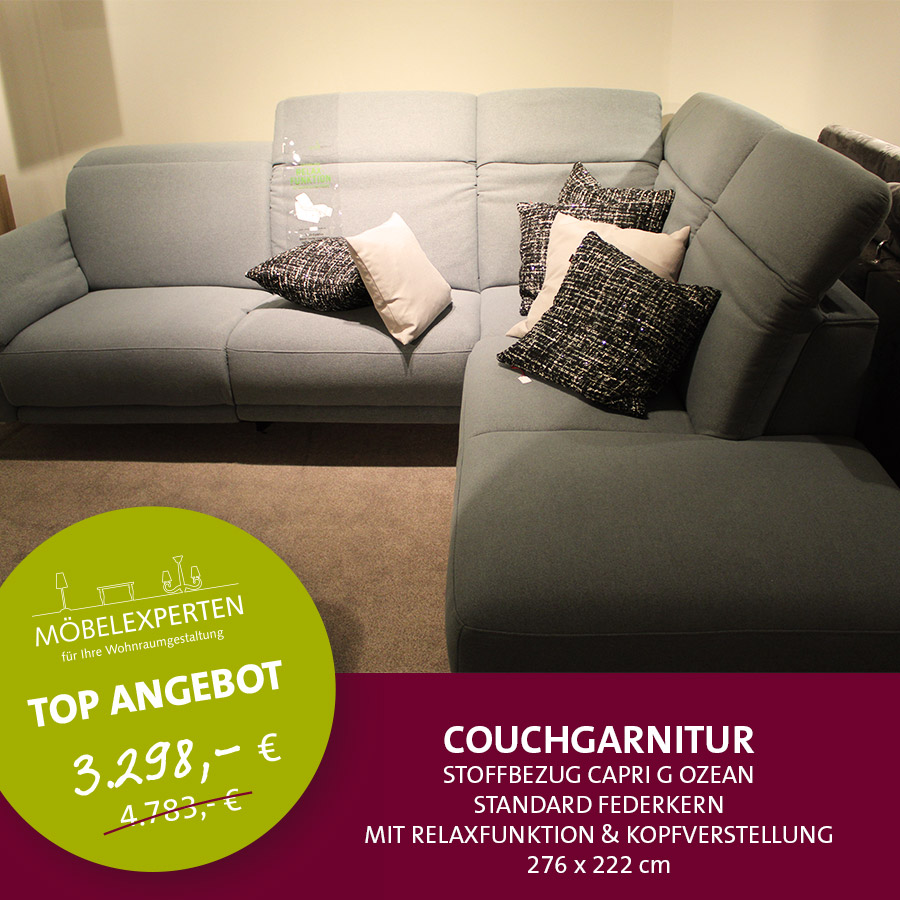 Couchgarnitur Ausstellungsstück