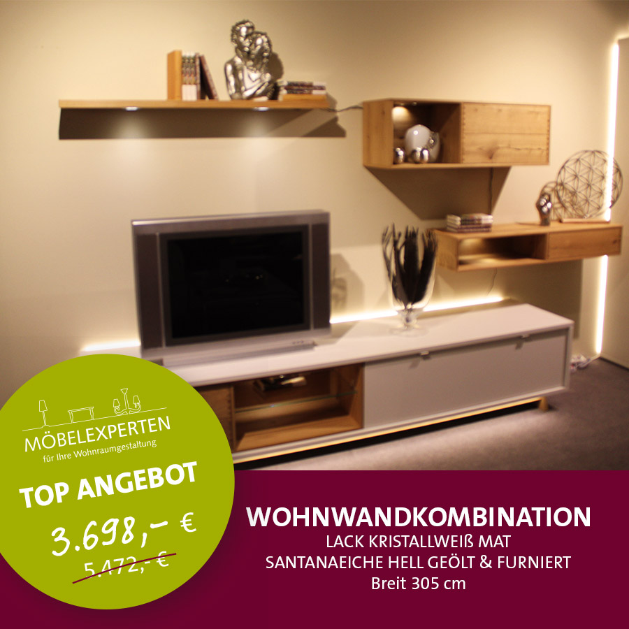 Wohnwandkombination Ausstellungsstück