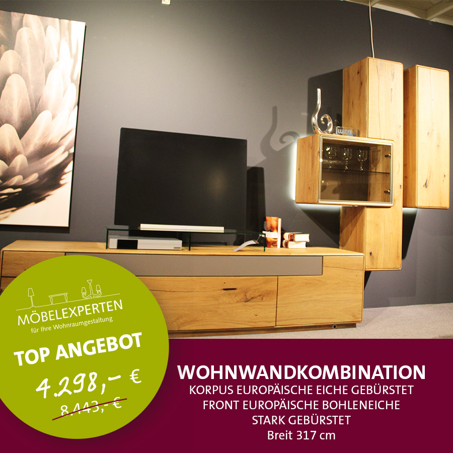 Wohnwandkombination Ausstellungsstück
