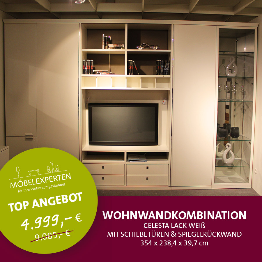 Wohnwandkombination Ausstellungsstück