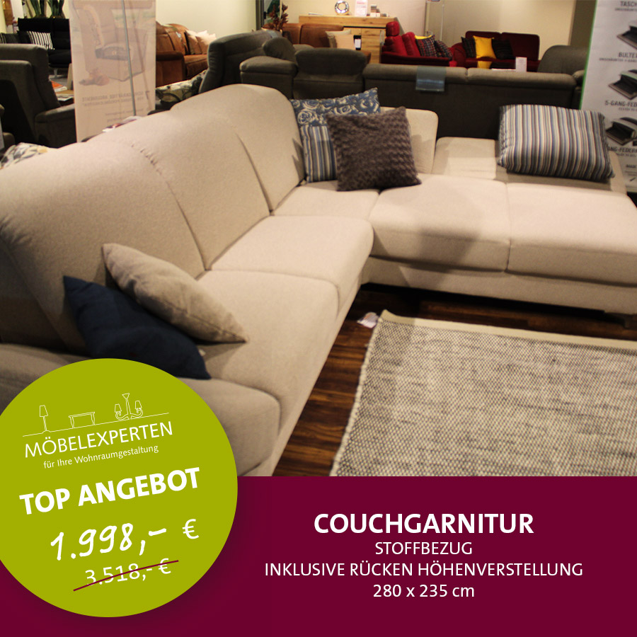 Couchgarnitur Ausstellungsstück