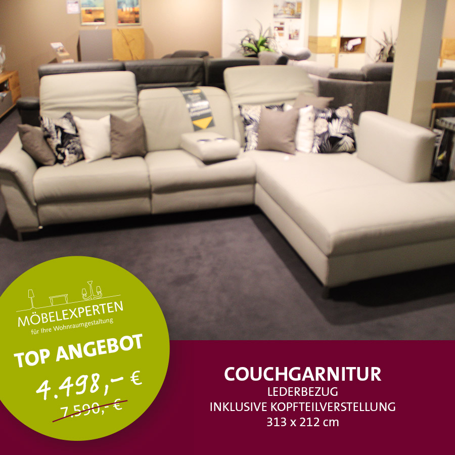 Couchgarnitur Ausstellungsstück