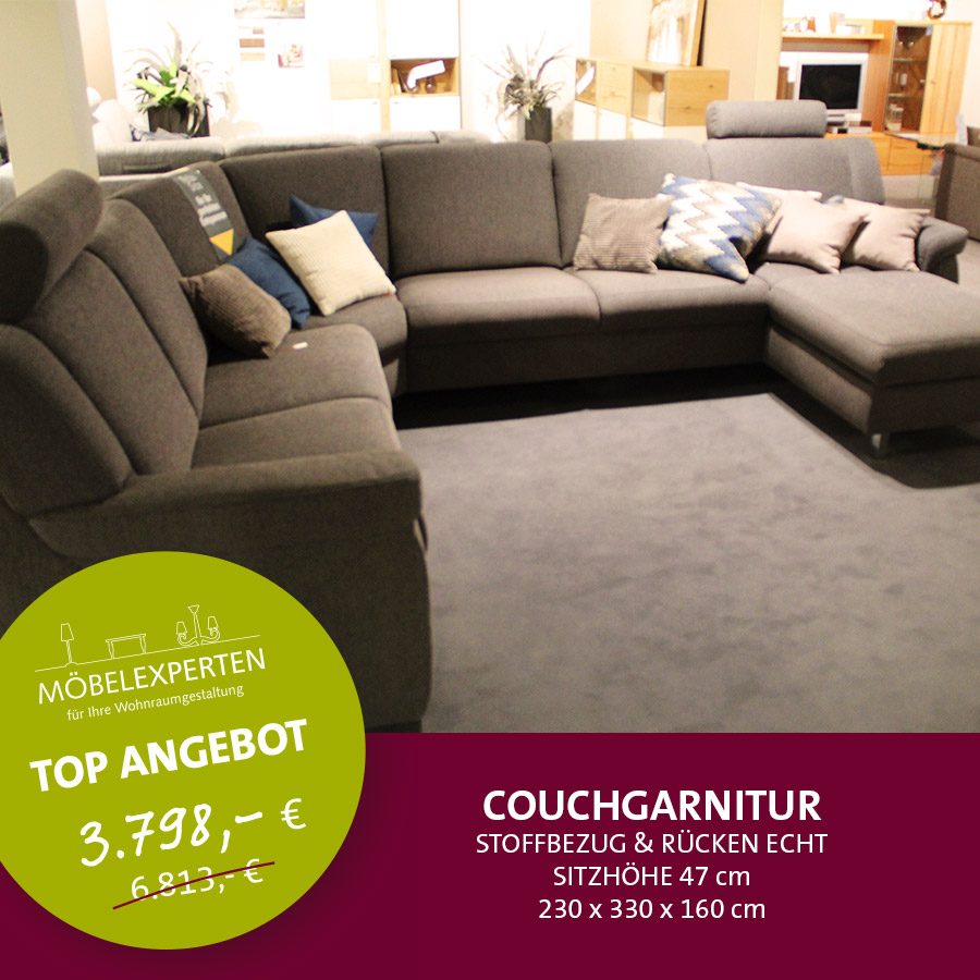 Couchgarnitur Ausstellungsstück