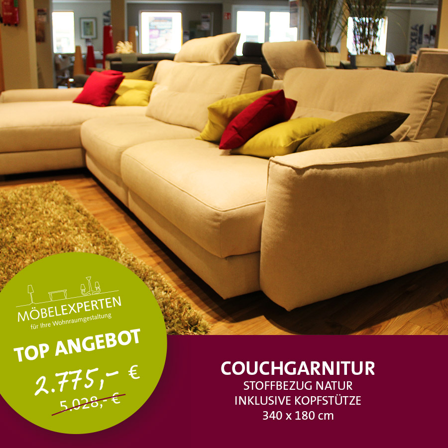 Couchgarnitur Ausstellungsstück