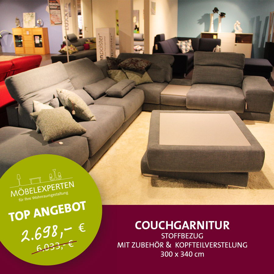 Couchgarnitur Ausstellungsstück